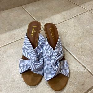 Lulus slip on sandals